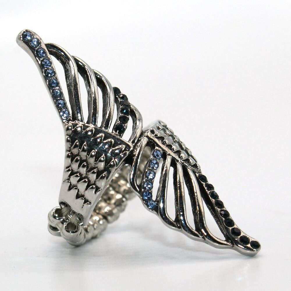 Stretchy Blue Stone Ring